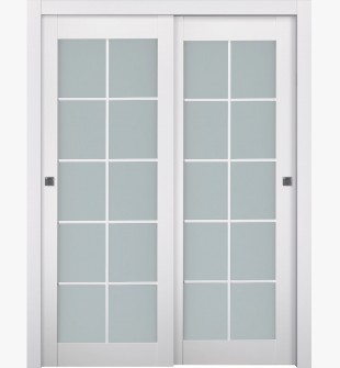 Smart Pro 10 Lite Vetro Polar White Bypass doors