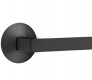 Modern Steel Front Door EMTEK DUMONT LEVER WITH MODERN ROSETTE DUMMY FLAT BLACK (US19) 5057
