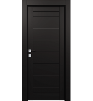 Ermi Black Matte Hinged doors