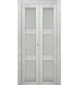 Avon 3 Lite Vetro Ribeira Ash Bi-folding doors