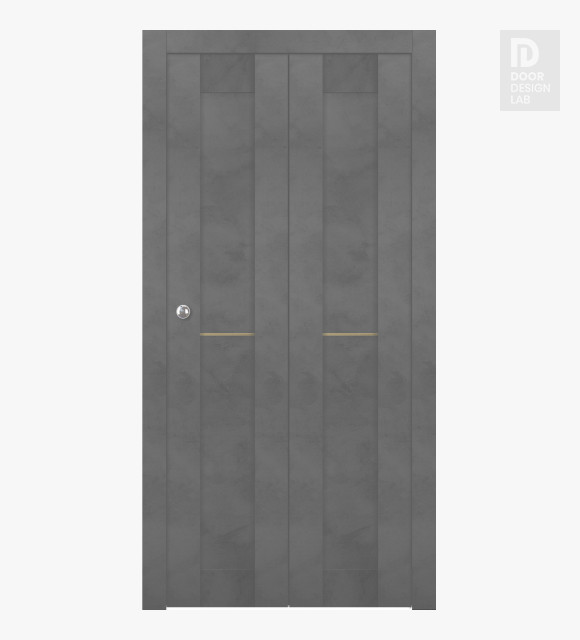 Avon 07 1H Gold Dark Urban Bi-folding doors