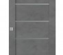 Avon 07-02 Vetro Dark Urban Modern Interior Barn Door by Belldinni
