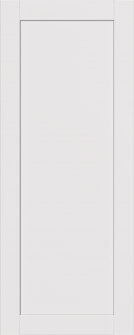 DOOR SLAB SHAKER 1 PANEL SNOW WHITE 32" X 80" X 1 3/4"
