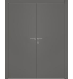 Optima Gray Matte Double doors