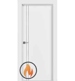 20 Min Fire Rated 2V Snow White