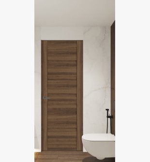 Louver Pecan Nutwood Frameless