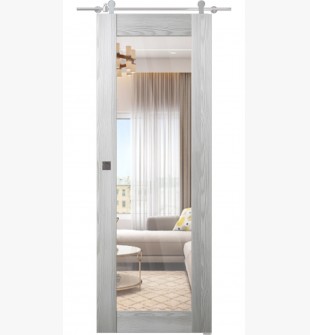 Avon 207 Clear Vetro Ribeira Ash Barn doors