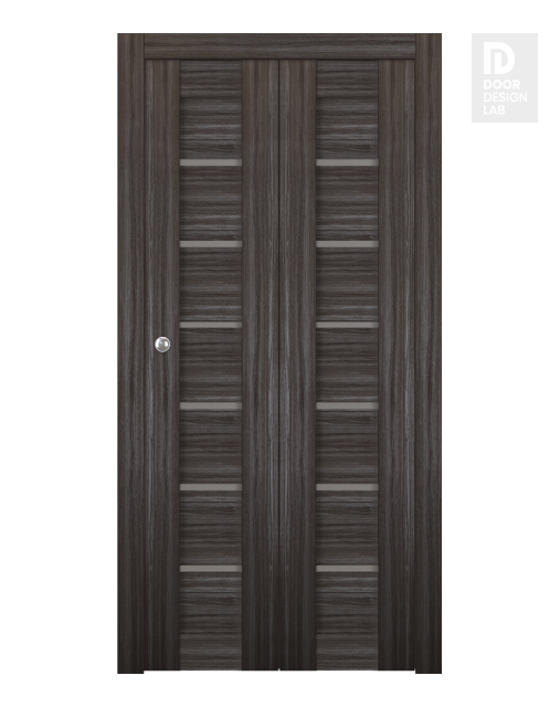 Alba Gray Oak Bi-folding doors