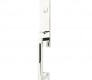 EMTEK HERCULES SMOOTH MONOLITHIC DUMMY 4205 POLISHED CHROME US26 for Steel Front Doors