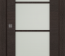 Avanti 4 Lite Vetro Black Apricot Modern Interior Pocket Door by Belldinni