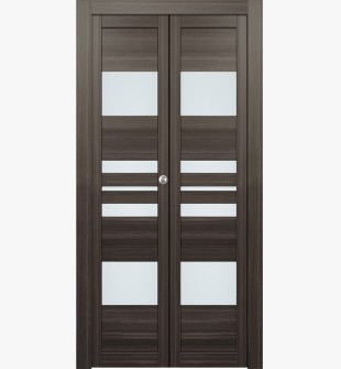Romi Vetro Gray Oak Bi-folding doors