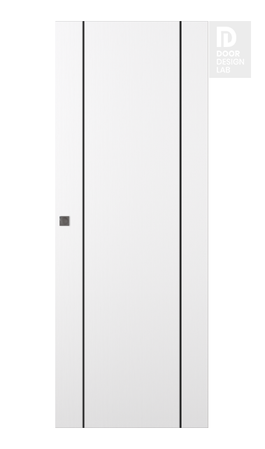 Smart Pro 2U Black Polar White Hidden Barn door
