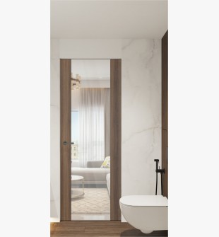 Avon 202 Clear Vetro Pecan Nutwood Frameless