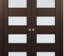 Della Vetro Veralinga Oak Modern Interior Double Pocket Doors by Belldinni