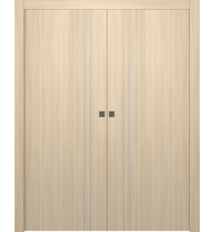 Optima 2V Loire Ash Double pocket doors