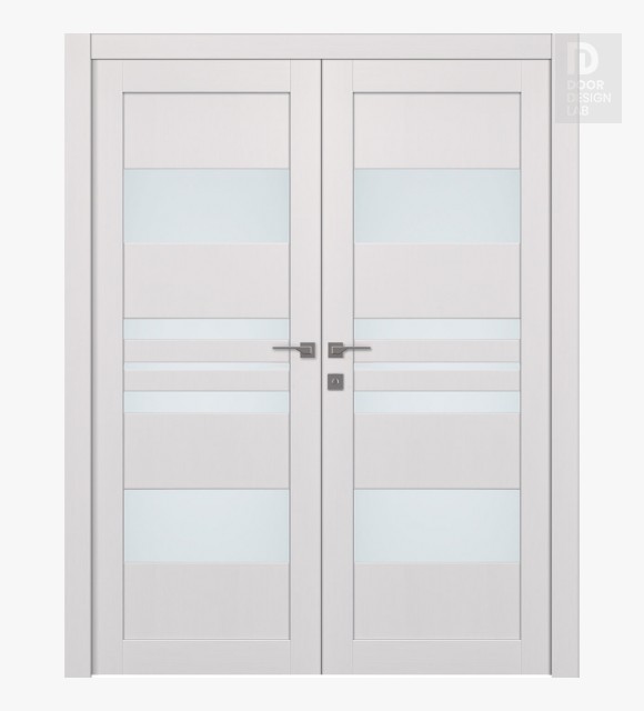 Romi Vetro Bianco Noble Double doors