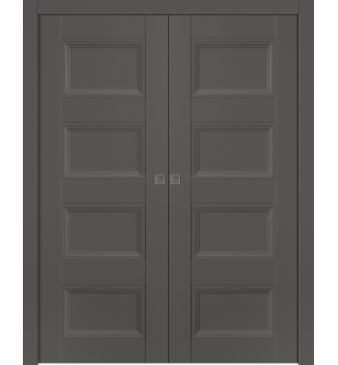 Oxford Duo 07 3R Gray Matte Double pocket doors