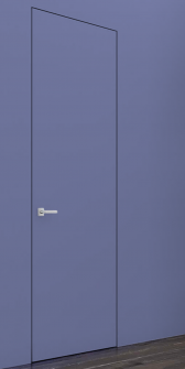 RTA DOOR SLAB EXAMPLE FOR PAINTING IN PLAIN BLUE 24" X 92 1/2" X 1 3/4"