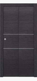 Avanti 2H Black Apricot Bi-folding doors