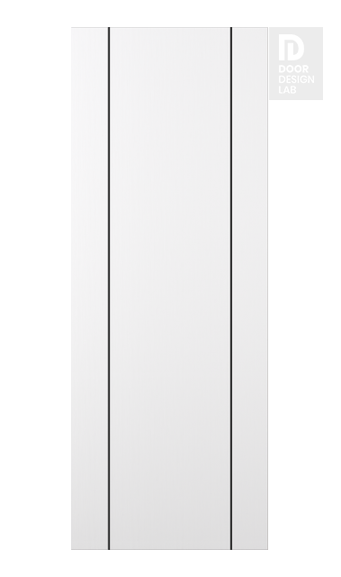 Palladio 2U Black Bianco Noble Slab doors