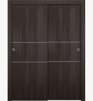 Optima 2H Veralinga Oak Bypass doors