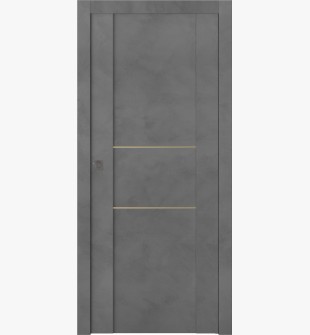 Avon 01 2H Gold Dark Urban Pocket doors