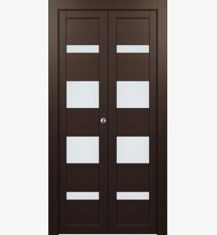 Mirella Vetro Veralinga Oak Bi-folding doors