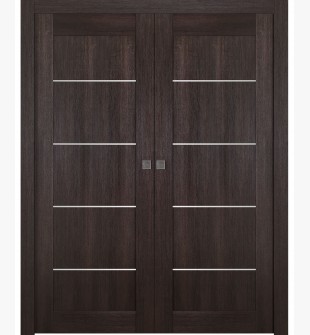 Avon 07 4H Veralinga Oak Double pocket doors