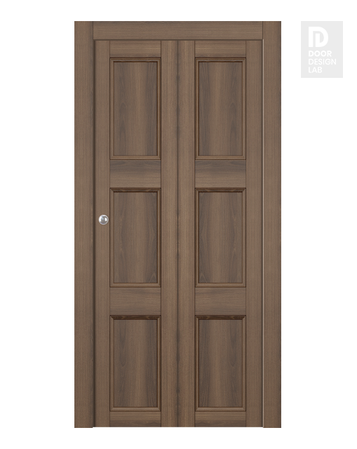 Oxford Uno 07 2Rn Pecan Nutwood Bi-folding doors