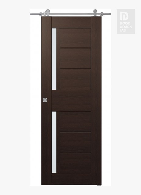 Esta Vetro Veralinga Oak Modern Interior Barn Door by Belldinni