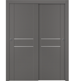 Avon 01 2Hn Gray Matte Bypass doors