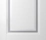 Modern Interior DOOR SLAB AURUM 2 VETRO POLAR WHITE 32" X 96" X 1 3/4" TEMPERED FROSTED GLASS