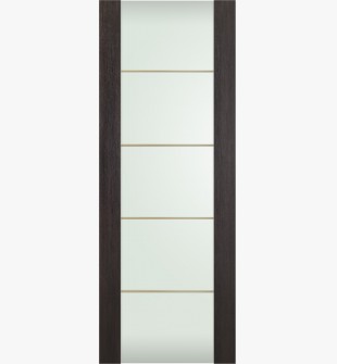 Avon 202 4H Gold Strips Vetro Veralinga Oak Slab doors