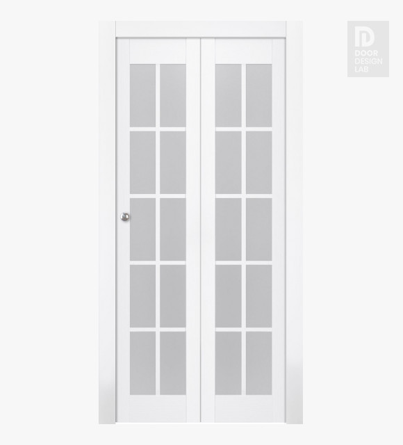Palladio 10 Lite Vetro Bianco Noble Bi-folding doors