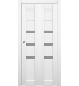 Dora Vetro Bianco Noble Bi-folding doors