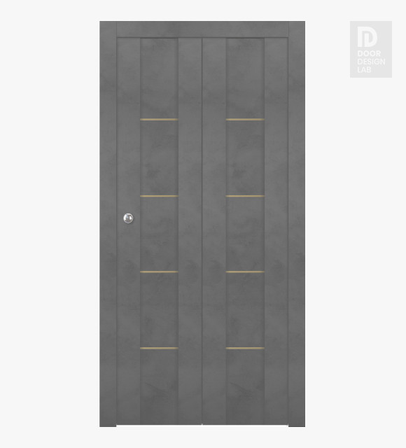 Avon 01 4H Gold Dark Urban Bi-folding doors