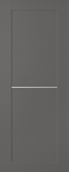 DOOR SLAB AVON 07 1H GRAY MATTE 32" X 84" X 1 3/4"