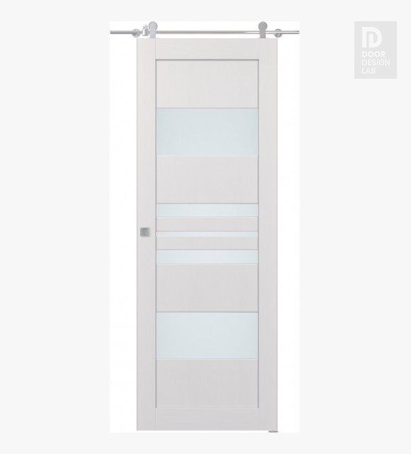 Romi Vetro Bianco Noble Barn doors