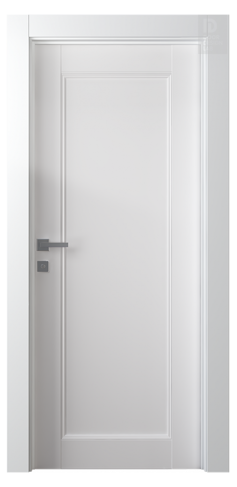 Modern interior door Oxford Uno 07 Snow White for $352.00 | Door Design Lab