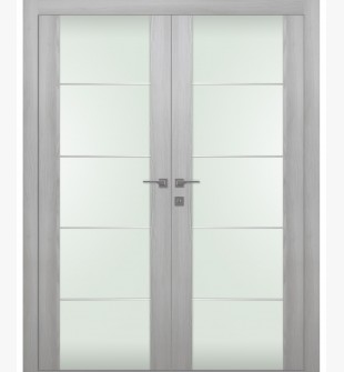 Avon 202 4H Vetro Ribeira Ash Double doors