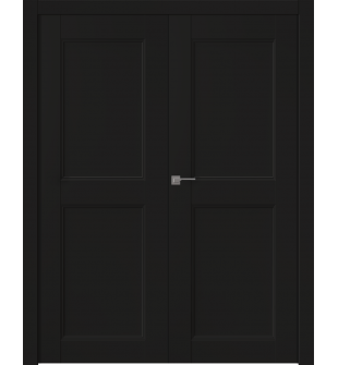 Oxford Uno 07 Rn Black Matte Double doors