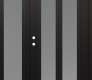 Modern Steel Front Door Diamond C14 50" x 80" black/white frosted Glass Panel black RHI with Sidelite frosted Glass
