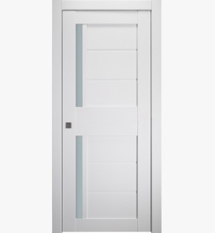 Esta Vetro Bianco Noble Pocket doors