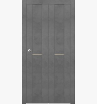 Avon 01 1H Gold Dark Urban Bi-folding doors