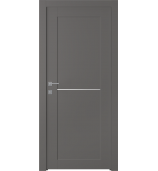 Avon 07 1H Gray Matte Single Doors