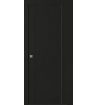 Avon 01 2Hn Black Matte Pocket doors