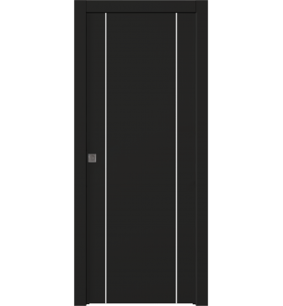 Optima 2U Black Matte Pocket doors
