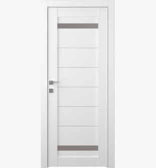 Perla Vetro Bianco Noble Single Doors