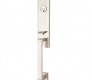 EMTEK DAVOS DUMMY 4808 SATIN NICKEL US15 for Steel Front Doors