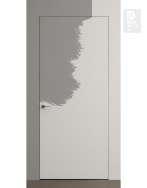 Modern Interior RTA DOOR SLAB EXAMPLE FLUSH LVL PRIMED DOOR FOR PAINTING IN GREY 30" X 108" X 1 3/4"